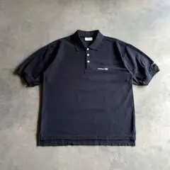 90s adidas trefoil logo navy polo shirt