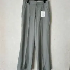 GRL センタープレスストレートバンツ