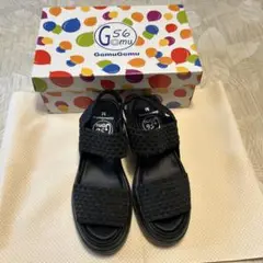 新品洗えるらくらくGomuGomuサンダル黒M