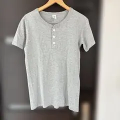 Velva Sheen ヘンリーネック Tシャツ S グレー