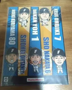 ほっともっと　日本ハムファイターズ　クリアファイル 大谷翔平　稲葉篤紀