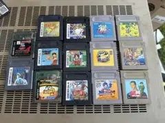ゲームボーイソフトセット 多彩なタイトル