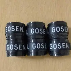 GOSEN テニスグリップテープ 黒6個