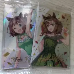 ウマ娘 ツインウエハース ジャングルポケット ラインクラフト 2点