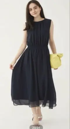 【新品タグ付き】ノースリーブワンピースgreen label relaxing