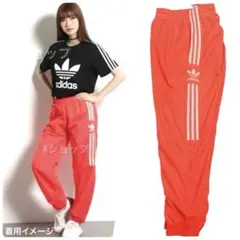 希少カラー✨adidas トラックパンツ　ピンクウーヴンパンツ　ユニセックスL〜