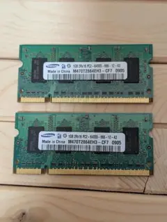 DDR2 6400S 1GB メモリ 200ピン 2枚セット
