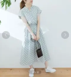 URBAN RESEARCH ポルカドットプリントワンピース