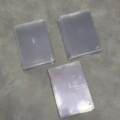 B8サイズ 硬質カードケース30枚セット(トレカケース) キーホルダー穴付き