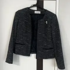 Szerencse ノーカラージャケット グレー