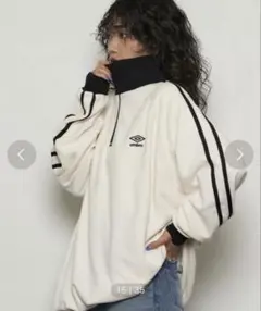 UMBRO ハーフジップフリース