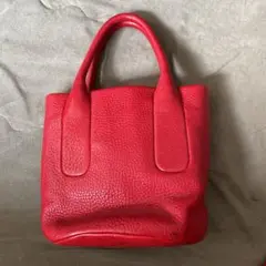 ヒロフ トートバッグ小 レッド