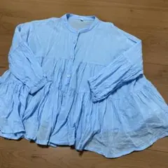coca ティアードガーゼシャツ　140