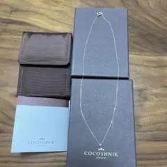 COCOSHNIK ネックレス K10 ダイヤ