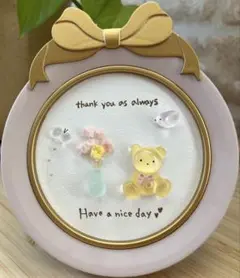 シーグラスアート　✧˖°⭐︎くまちゃんとお花⭐︎✧˖°
