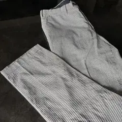 夏にピッタリ!!サラっとした着心地のメンズ ギンガムチェック パンツ スラックス