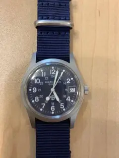 hamilton khaki 腕時計 ネイビー