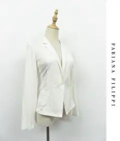 M182/ FABIANA FILIPPI ジャケット リネン ストレッチ 42