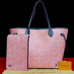 未使用 保管品 ヴィトン エピ デニム ネヴァーフル トートバッグ ハンドバッグ