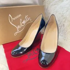 【美品】ルブタン パンプス ウェッジソール 22.0 黒