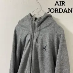 NIKEナイキAIRJORDANパーカーグレー灰xlXLメンズ長袖コムドット古着