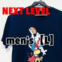 F492【NEXT LEVEL】半袖プリントTシャツ【L】ペイサーズ