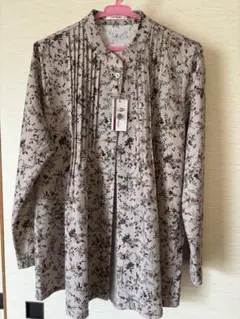 Hush Puppies 花柄 長袖シャツ M