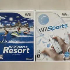 Wii Sports & Resort ソフト2個セット ジャンク品