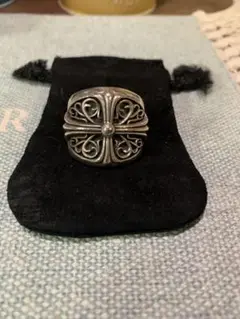 Chrome Hearts クラシックオーバルクロスリング 22号