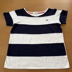 LACOSTE ストライプ 半袖Tシャツ 38
