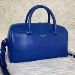 極美品✨ サンローラン ベイビーダッフル 2way ショルダーバッグ ブルー