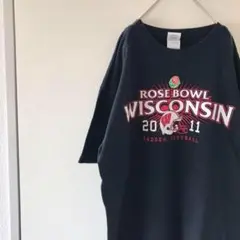USA購入 rose bowl Tシャツ ネイビー