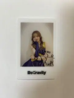 BsGravity インスタントフォト風クリアカード #383 FANA