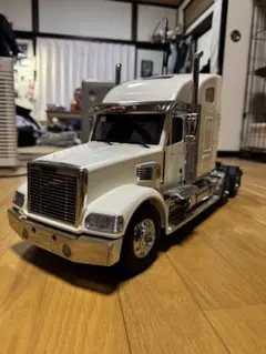 M様納車待ち　タミヤ　ナイトハウラーカスタム　フルオペ　サキールオレンジ 高価なフルオペレーション】操作方法♪タミヤのトレーラー楽し