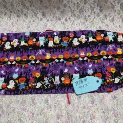 文庫本size‼️ブックカバー　ハロウィン　紫　水玉　ハンドメイド