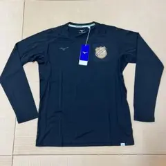 Mizuno 静岡学園　サッカー部　長袖 ブラックシャツ 新品タグ付き　Mサイズ