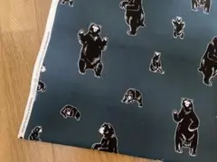 クマ柄生地