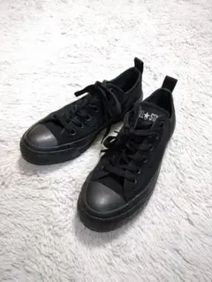 未使用品 コンバース オールスター スニーカー 24.0cm 黒色 箱付き