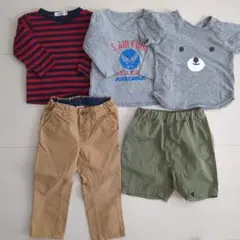 男の子　ロンT 　半袖Tシャツ　ズボン　ハーフパンツ　まとめ売り　80.90