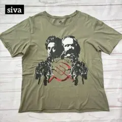 siva avis シヴァ 思想家プリント Tシャツ