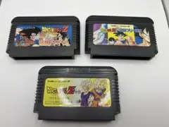ファミコン ドラゴンボールZ 3本セット 箱説なし　Z外伝、サイヤ人、フリーザ