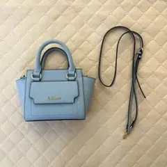 &chouette ミニショルダーバッグ ブルー 水色 パステルブルー