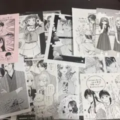 イラストペーパー 少女漫画 12枚まとめ売り 特典 アニメイト