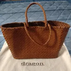 ドラゴン dragon バッグ かごバッグ 古型 コイン無し 中古 保存袋有り ドラゴン dragon バッグ かごバッグ 古型 コイン無し 中古 保存