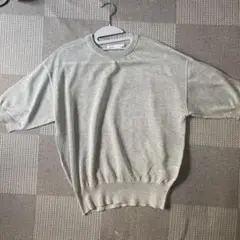 AMERICAN HOLIC 半袖ニット M グレー