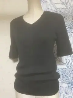 ダックス　　シルク　　柔らかリブニット