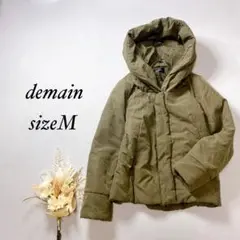 ドゥマン フーディージャケット ナイロン レディース【M】カーキ色 アウター