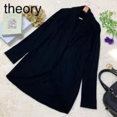 theory セオリー テーラードジャケット ひざ丈 ウール100% ブラック