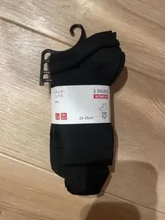 新品未使用 ユニクロ 靴下 23cm 25cm レディース靴下