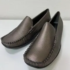 ★今、流行り！★【新品】大人が履く本革風モカシン：ドライビングシューズ23cm